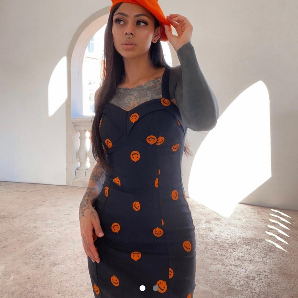 Pumpkin Man Eater Dress by Micheline Pitt